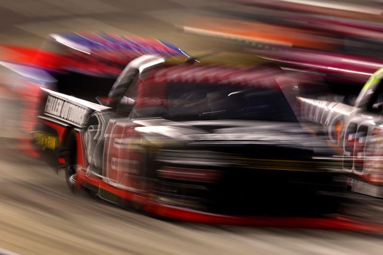 Justin Haley drives at Martinsville.